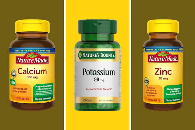 Vitamin Supplements, as Low as $1 Each With Amazon BOGO Offer card image