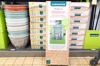 aldi finds gardening deals planter greenhouse