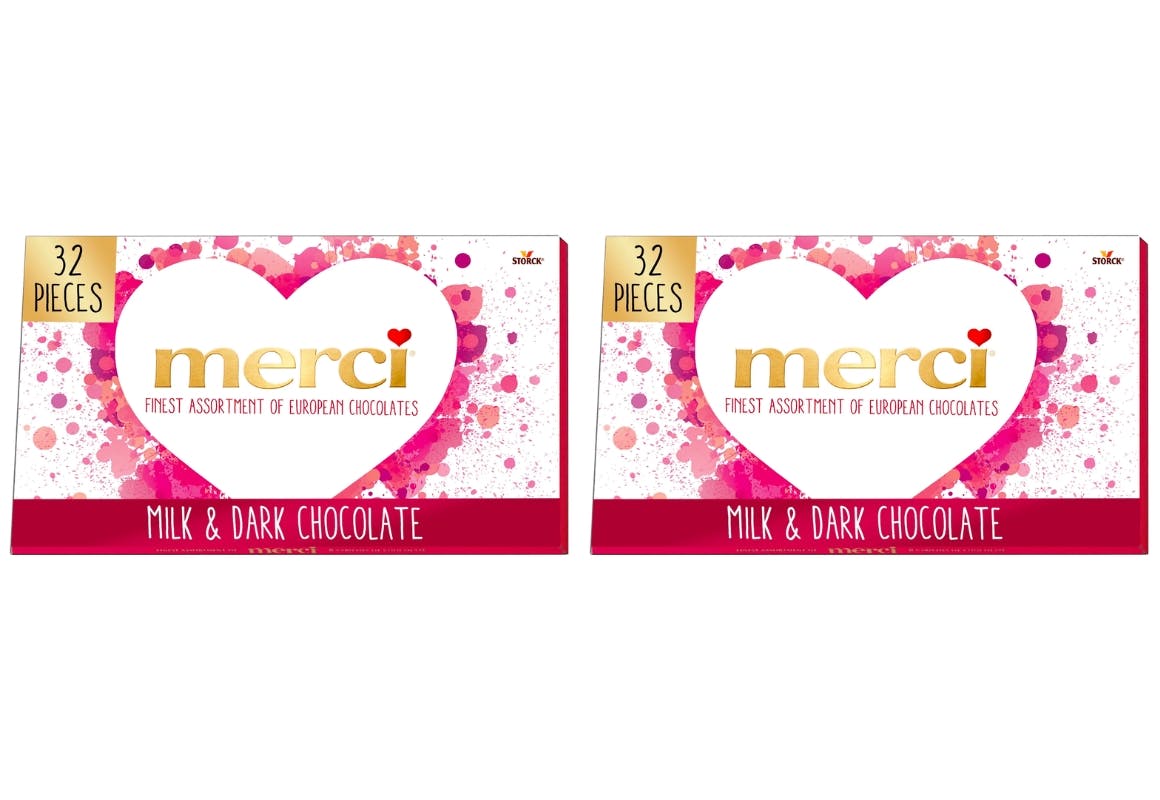 2 Merci Chocolates Boxes