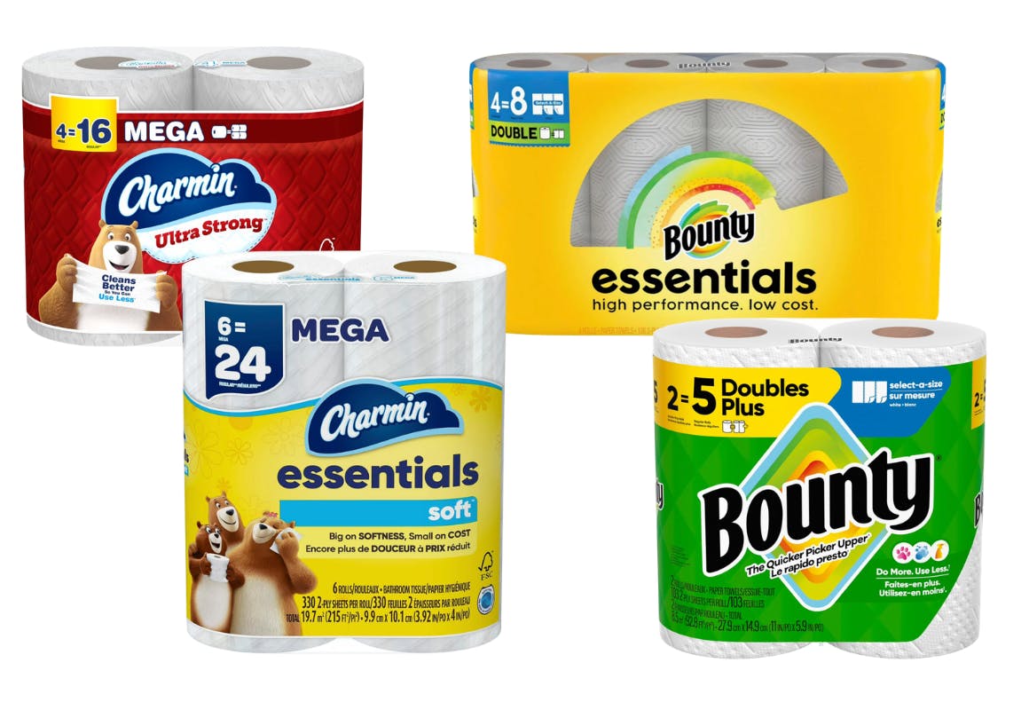 4 P&G Paper Products