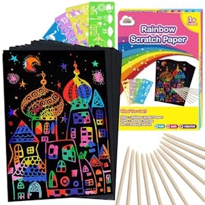 Rainbow Scratch Art Set