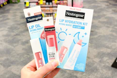 hand holding neutrogena makeup products