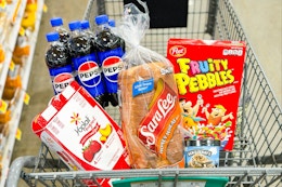 fred meyer matchup groceries in shopping cart