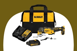 Stock image of the Dewalt Multi-Tool Set (Yellow & Black)