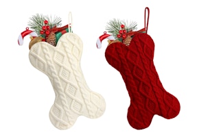 Bone-Shaped Christmas Stocking