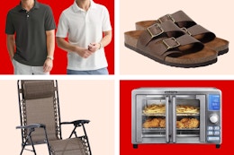 Kohl's Mystery Sale Is Back: $27 Lounge Chair, $5 Men's Polos, and More card image