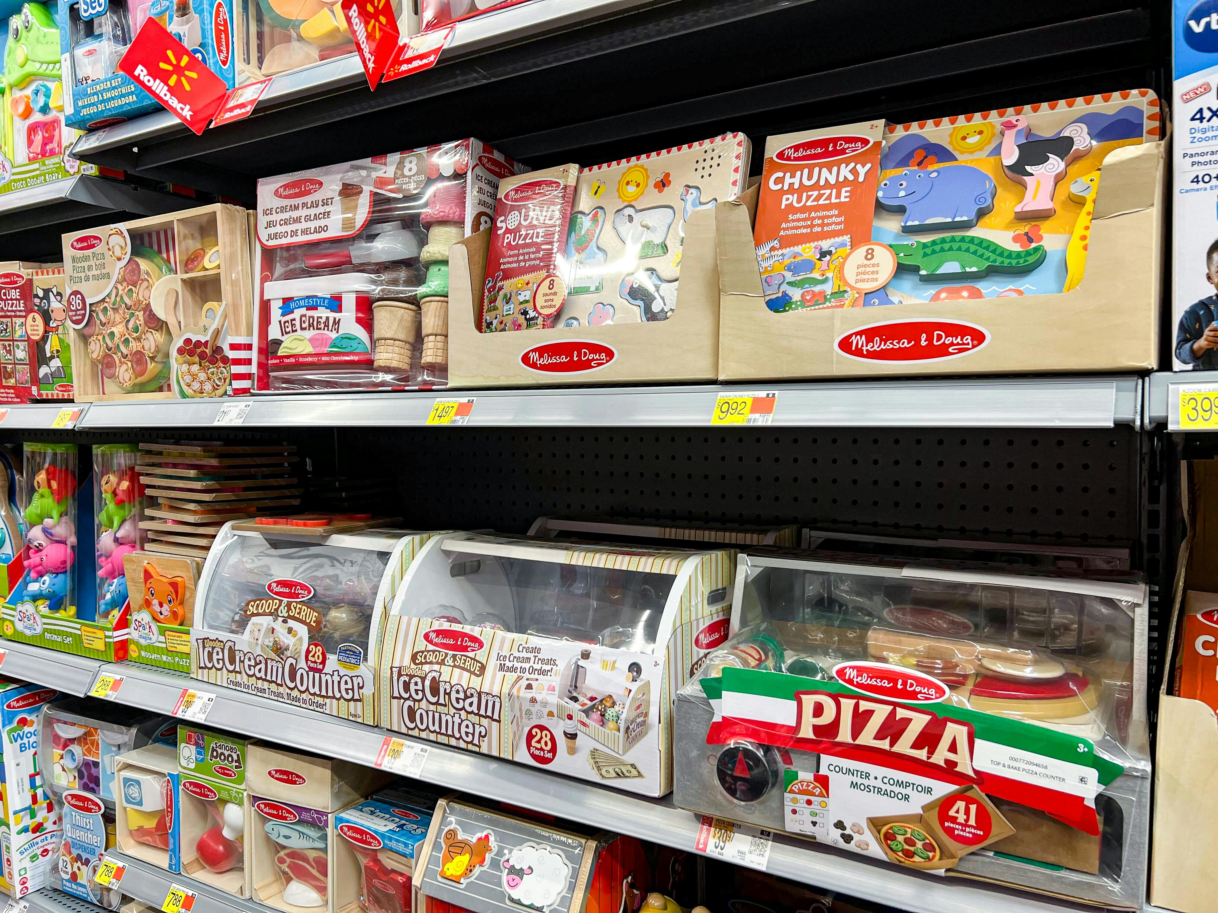 Walmart Melissa & Doug toys