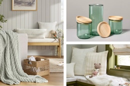 Magnolia Home Is 40% Off at Target: $3 Glass Storage, $14 Pillows, and More card image