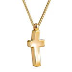 Gold-Plated Cross Necklace