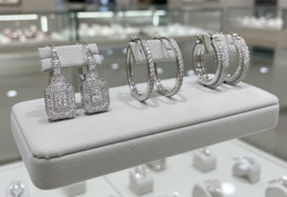 Jaclyn Smith Moissanite Earrings