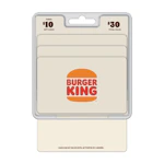 Burger King $10 Gift Card 3-Pack