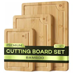 Bamboo Cutting Board Set