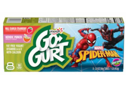 2 Yoplait Go-Gurt Packs