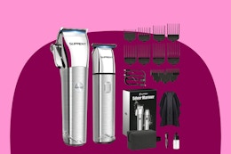 Cordless Hair Clipper Set, Only $21.59 on Amazon card image