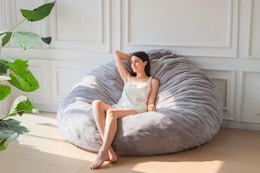 Hurry — Giant Convertible Bean Bag Chair, Only $100 at Walmart (Reg. $150) card image