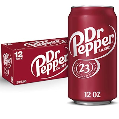 Dr Pepper Soda, 12 oz 12 ct