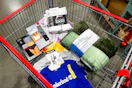 costco clearance items in shopping cart