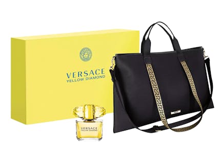 Versace Perfume and Tote Set