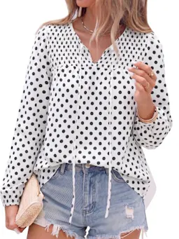 KIRUNDO Women's Boho Top