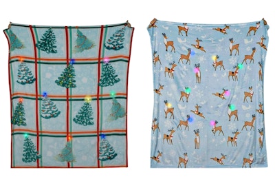 Holiday LED Throw Blanket