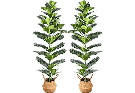 Artificial Fiddle Leaf Plant