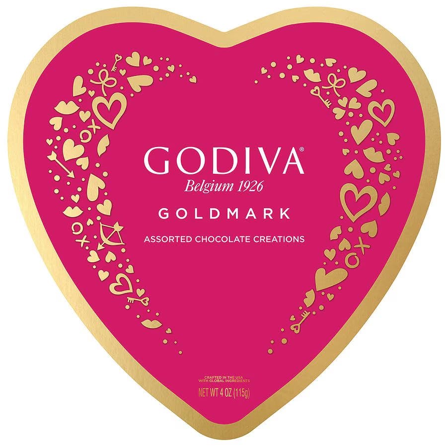 Godiva Heart Tin