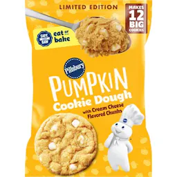 2 Pillsbury Pumpkin Cookie Dough Packs