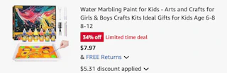 paint kit Amazon receipt