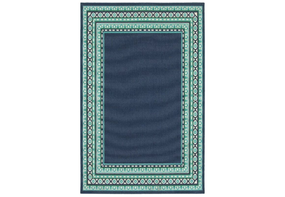 Lark Manor Deltana Teal Rug
