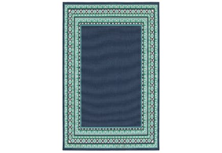 Lark Manor Deltana Teal Rug