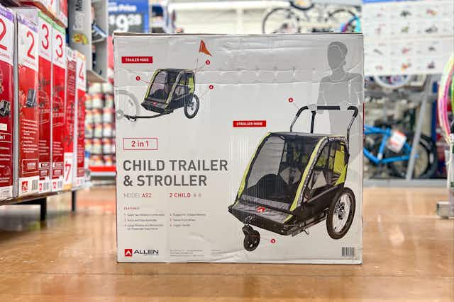 Toddler Bike Trailers, Starting at $115 at Walmart card image