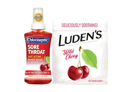 1 Chloraseptic® Throat Relief + 1 Luden's®