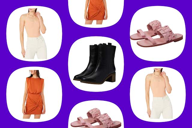 Free People Sale: $17 Bodysuit, $29 Sandals, $59 Boots, and More at Zappos card image