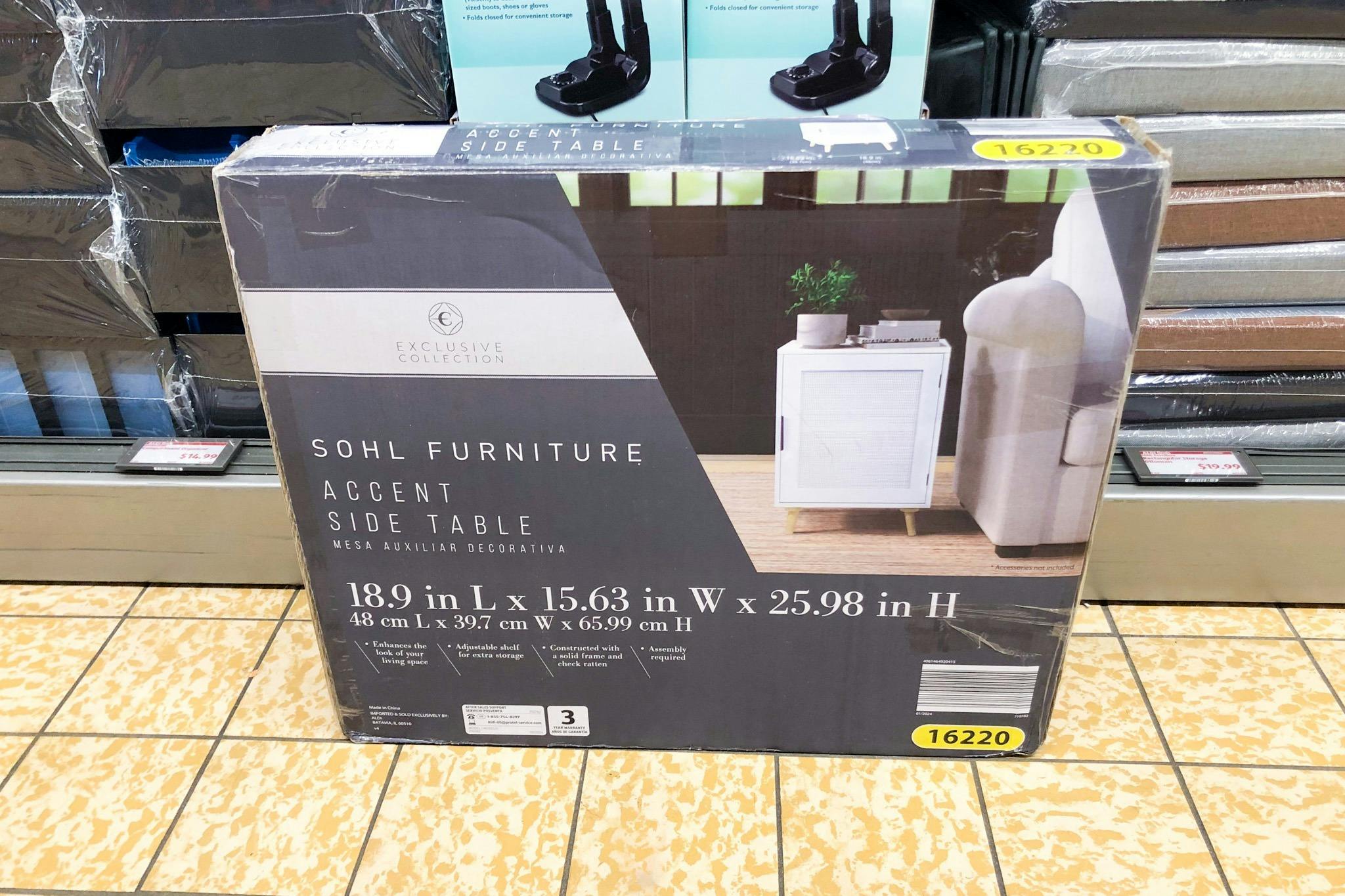 Sohl Furniture Accent Side Table, Just 49.99 at Aldi The Krazy