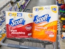 scott paper products in walgreens cart