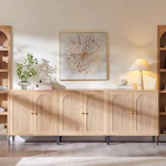 Arched Sideboard Buffet Cabinet