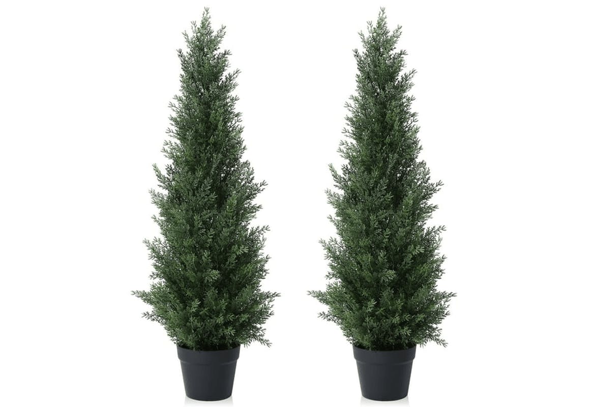 Artificial Cedar Topiary Trees