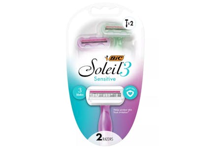 3 Bic Razors