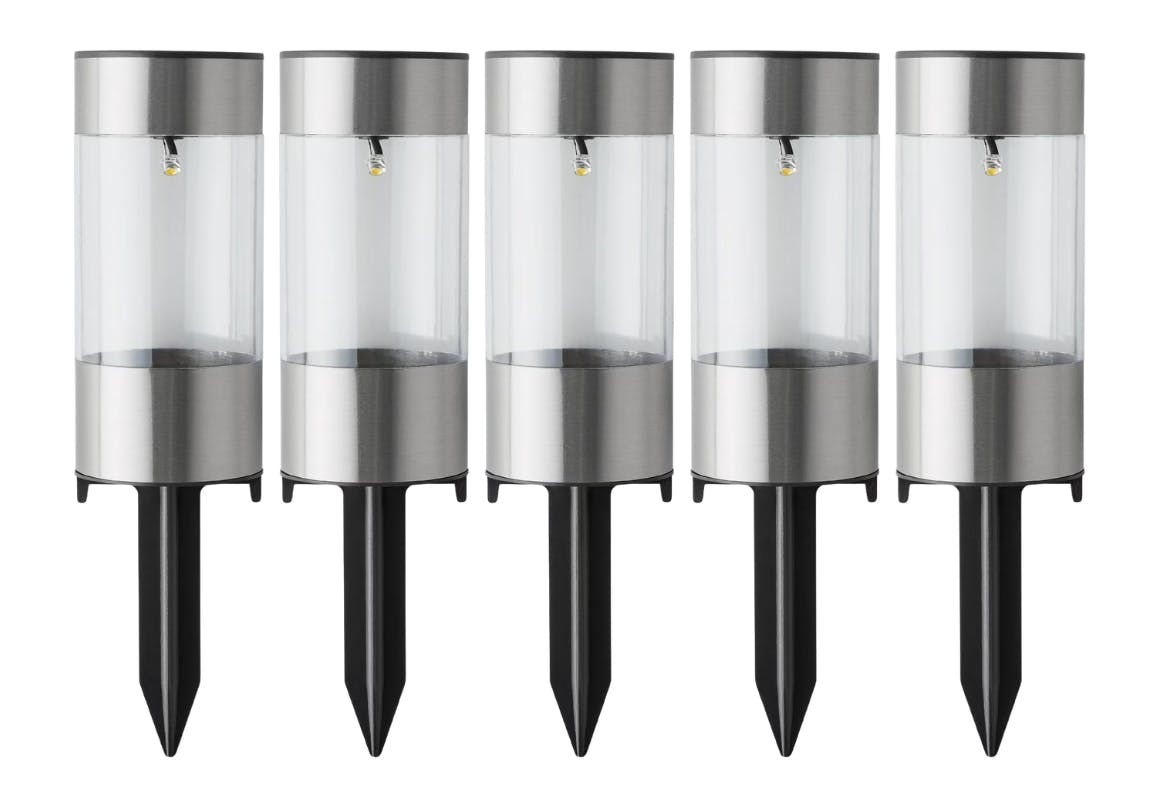 Mainstays Solar Path Lights 5-Pack