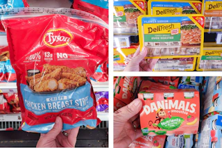 tyson oscar mayer danimals collage