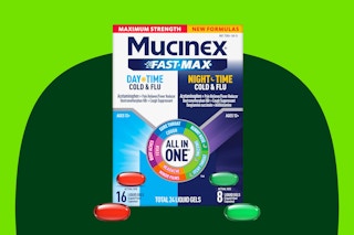 Mucinex Fast-Max Maximum Strength Day & Night Cold and Flu Medicine for Adults, Dextromethorpan HBr, Fast Dissolving Liquid Gels, 24 Count