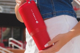 HydroJug Sport - Stainless Steel Tumbler with Straw