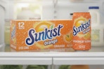 Sunkist pack in the fridge