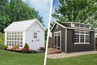 Two tiny homes side by side