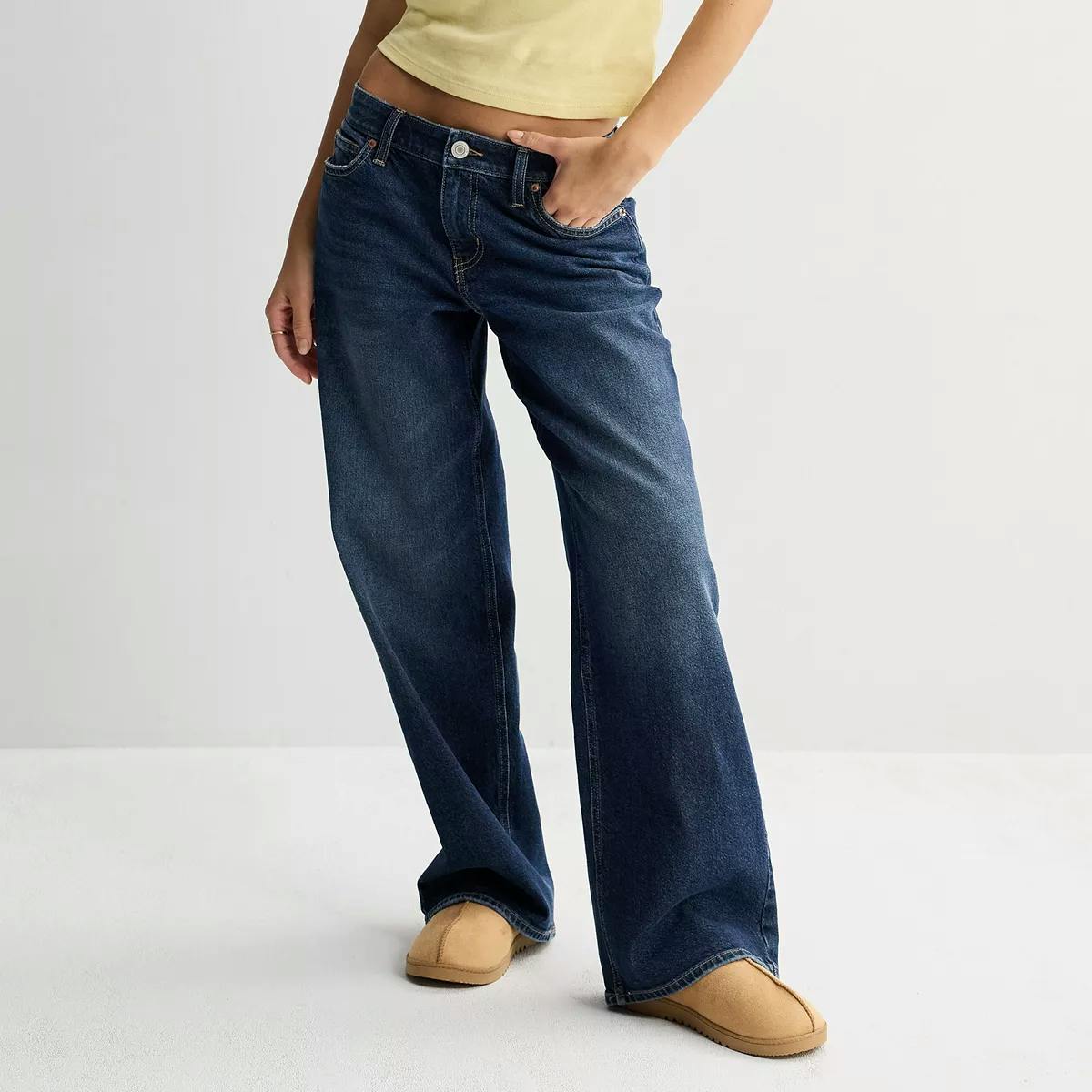 SO Women's Baggy Jeans