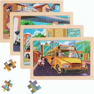 Puzzles for Kids 4-Pack