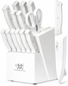 Knife Set With Block and Sharpener