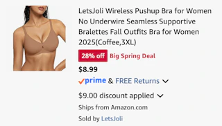 Amazon Womens Wireless Pushup Bra 2026 2
