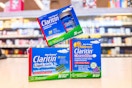 claritin allergy on a store counter