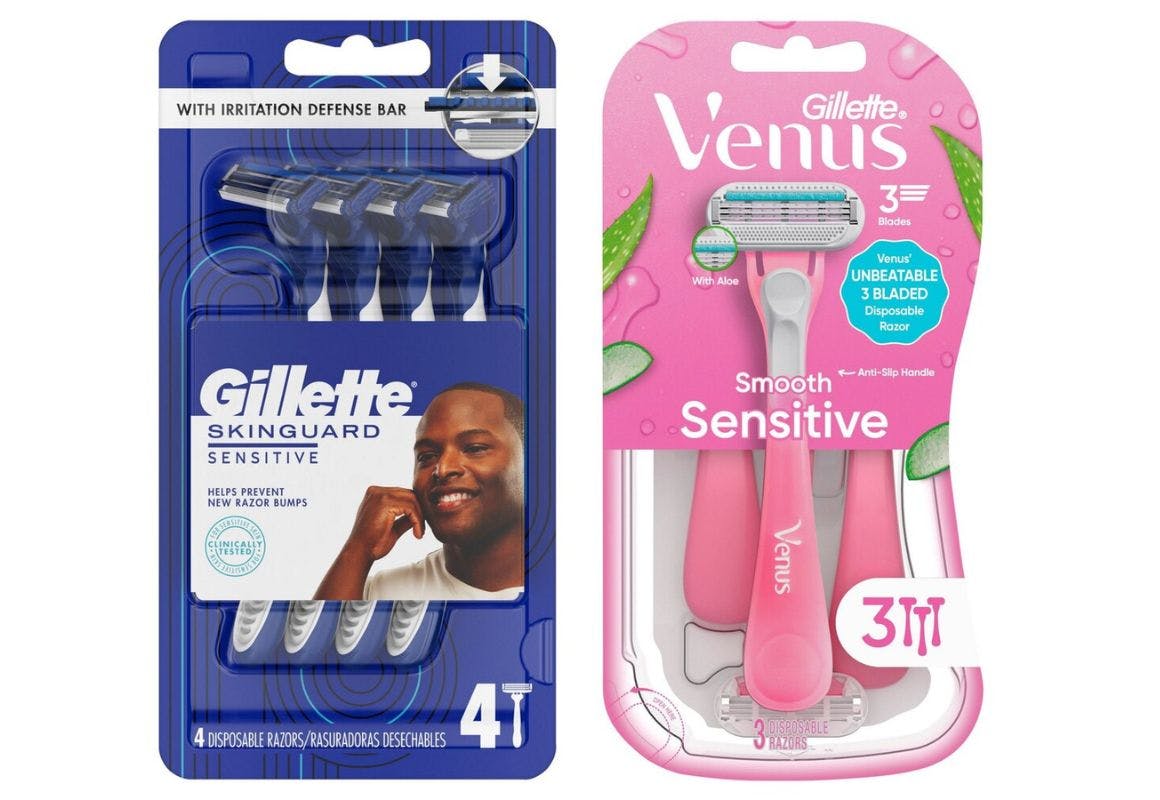 1 Gillette + 1 Venus